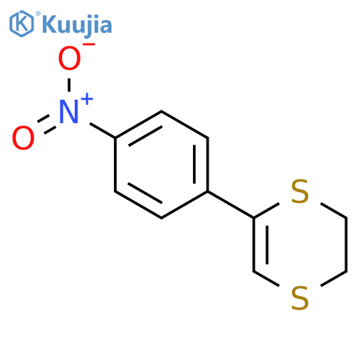 1,4-Dithiin, 2,3-dihydro-5-(4-nitrophenyl)- structure