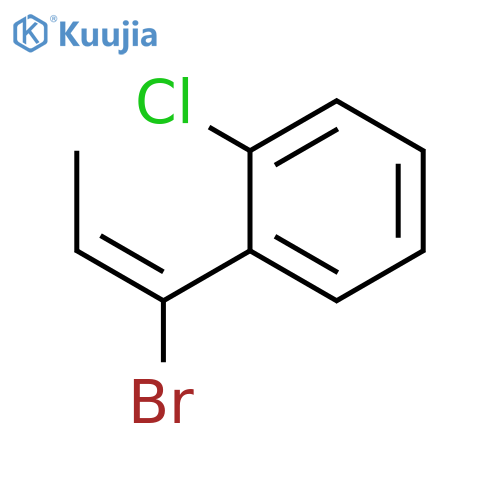 Benzene, 1-[(1E)-1-bromo-1-propenyl]-2-chloro- structure