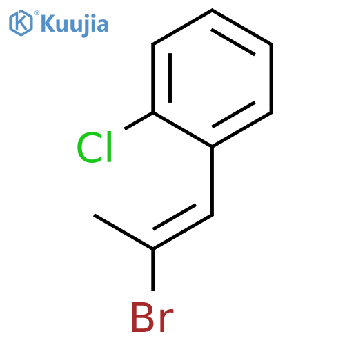 Benzene, 1-[(1E)-2-bromo-1-propenyl]-2-chloro- structure