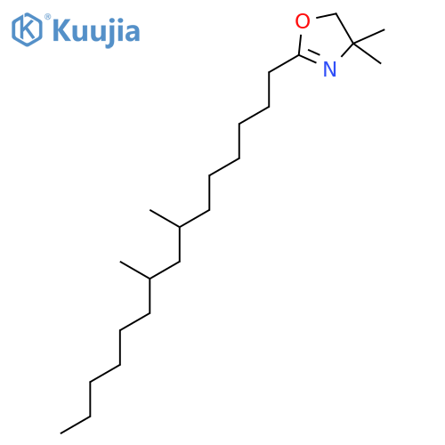 Oxazole, 2-(7,9-dimethylpentadecyl)-4,5-dihydro-4,4-dimethyl- structure