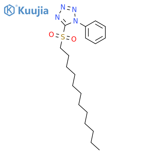 1H-Tetrazole, 5-(dodecylsulfonyl)-1-phenyl- structure