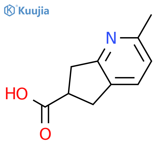 5H-CYCLOPENTA[B]PYRIDINE-6-CARBOXYLIC ACID, 6,7-DIHYDRO-2-METHYL- structure