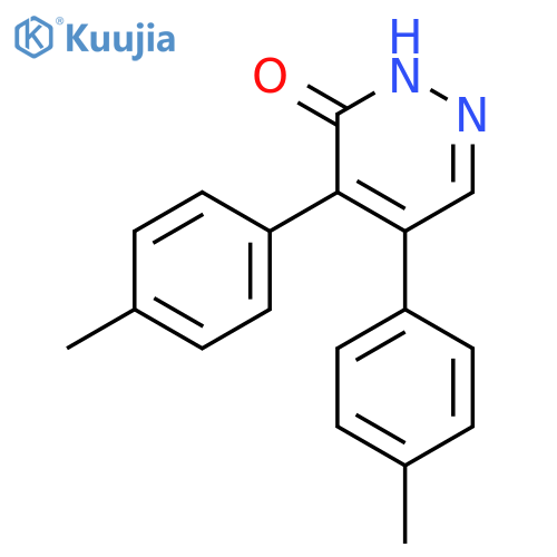 4,5-Bis(4-methylphenyl)pyridazin-3(2H)-one structure