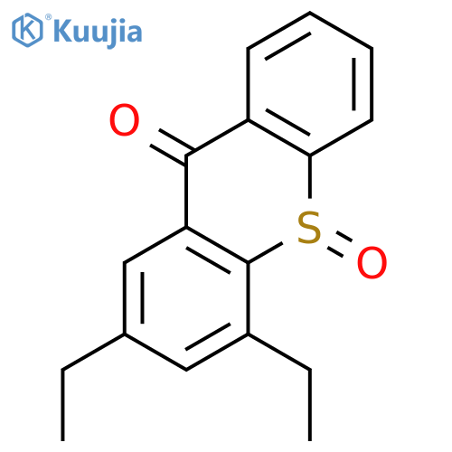 2,4-Diethyl-10lambda~4~-thioxanthene-9,10-dione structure