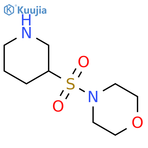 4-(piperidine-3-sulfonyl)morpholine structure