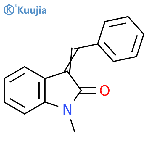 2H-Indol-2-one, 1,3-dihydro-1-methyl-3-(phenylmethylene)- structure