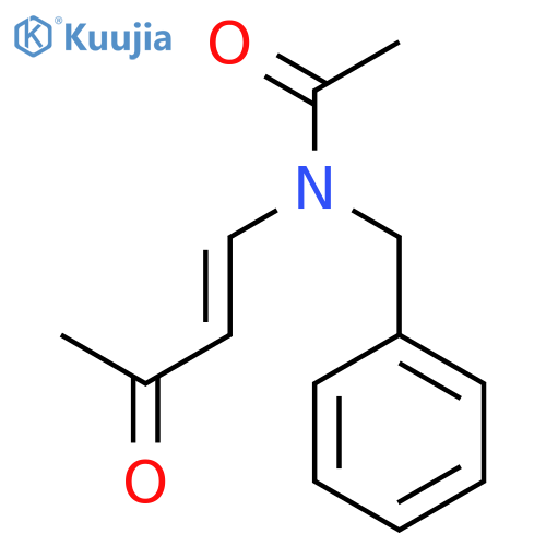Acetamide, N-(3-oxo-1-butenyl)-N-(phenylmethyl)- structure