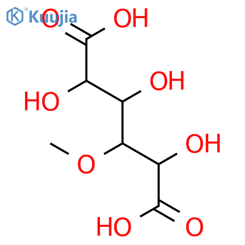 2,4,5-trihydroxy-3-methoxy-1,6-hexanedioic acid structure