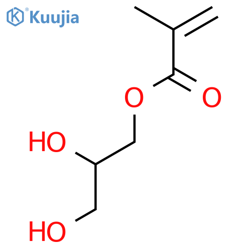 2,3-Dihydroxypropyl methacrylate structure
