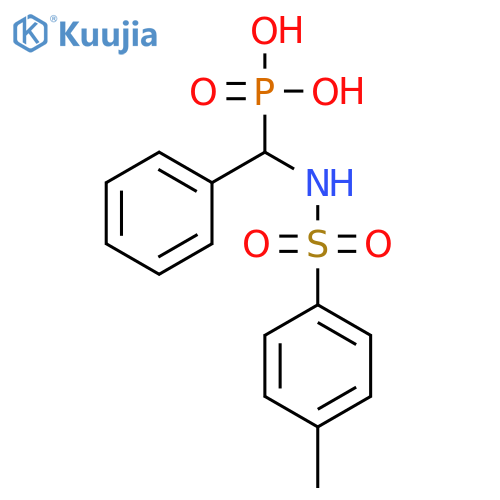Phosphonic acid, [[[(4-methylphenyl)sulfonyl]amino]phenylmethyl]- structure