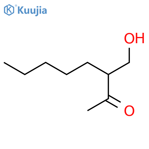 2-Octanone,3-(hydroxymethyl)- structure