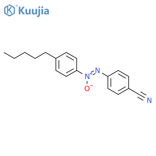 Benzonitrile, 4-[(4-pentylphenyl)-ONN-azoxy]- structure