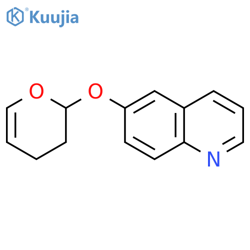 Quinoline, 6-[(3,4-dihydro-2H-pyran-2-yl)oxy]- structure