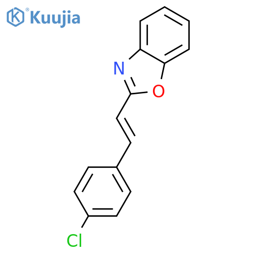 Benzoxazole, 2-[2-(4-chlorophenyl)ethenyl]- structure