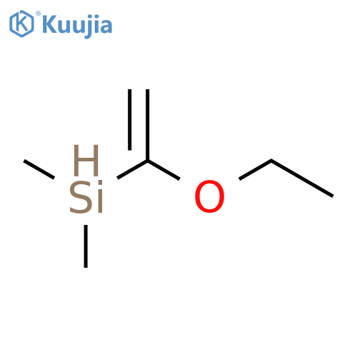 Silane, (1-ethoxyethenyl)dimethyl- structure