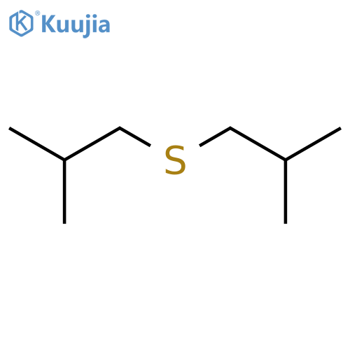 Propane,1,1'-thiobis[2-methyl- structure
