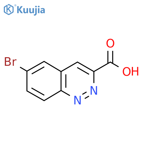 6-bromocinnoline-3-carboxylic acid structure