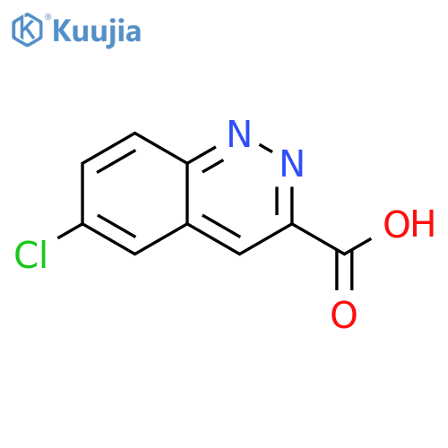 6-chloro-3-Cinnolinecarboxylic acid structure