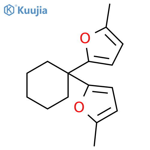 2-methyl-5-[1-(5-methylfuran-2-yl)cyclohexyl]furan structure