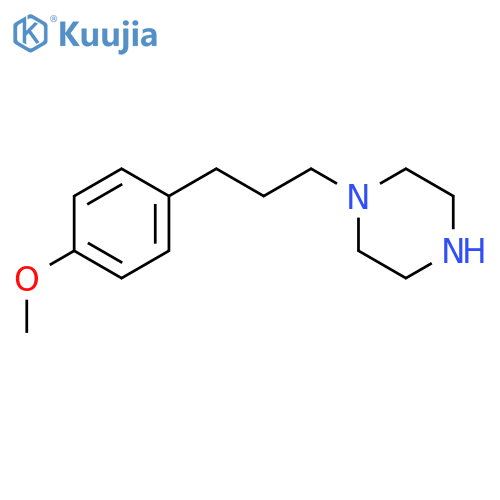 1-3-(4-Methoxyphenyl)propylpiperazine structure