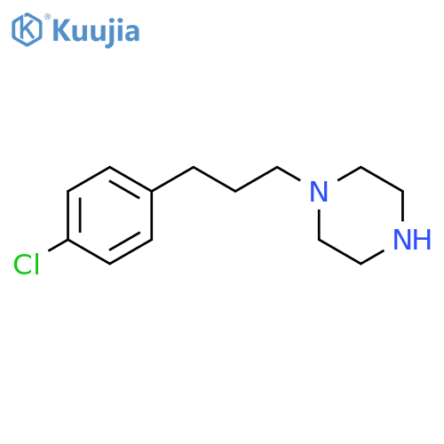 1-3-(4-Chlorophenyl)propylpiperazine structure