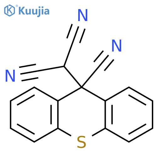 PROPANEDINITRILE, (9-CYANO-9H-THIOXANTHEN-9-YL)- structure