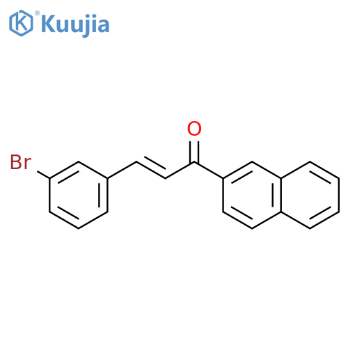 2-PROPEN-1-ONE, 3-(3-BROMOPHENYL)-1-(2-NAPHTHALENYL)- structure