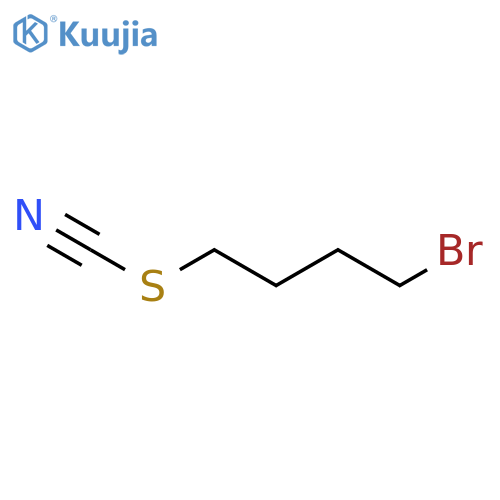 Thiocyanic acid, 4-bromobutyl ester structure