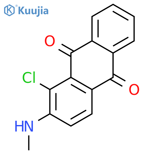 9,10-Anthracenedione, 1-chloro-2-(methylamino)- structure