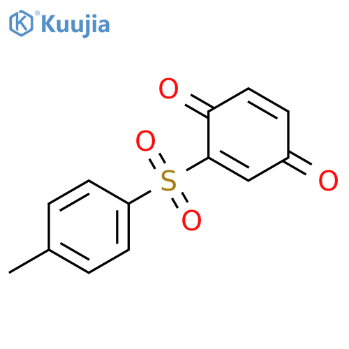 2,5-Cyclohexadiene-1,4-dione, 2-[(4-methylphenyl)sulfonyl]- structure