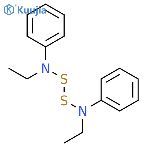 Benzenamine, N,N'-dithiobis[N-ethyl- structure