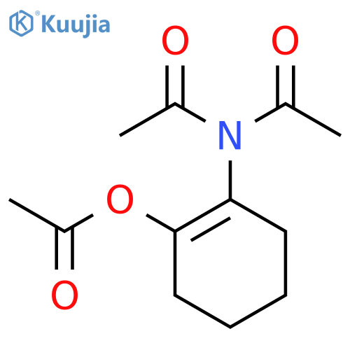Acetamide, N-acetyl-N-[2-(acetyloxy)-1-cyclohexen-1-yl]- structure