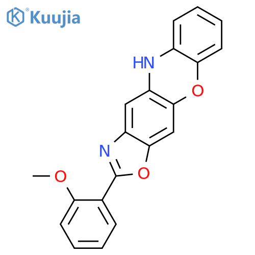 5H-Oxazolo[4,5-b]phenoxazine, 2-(2-methoxyphenyl)- structure