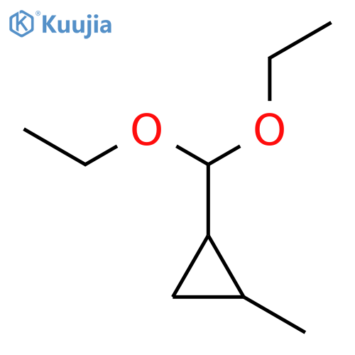 Cyclopropane, 1-(diethoxymethyl)-2-methyl- structure