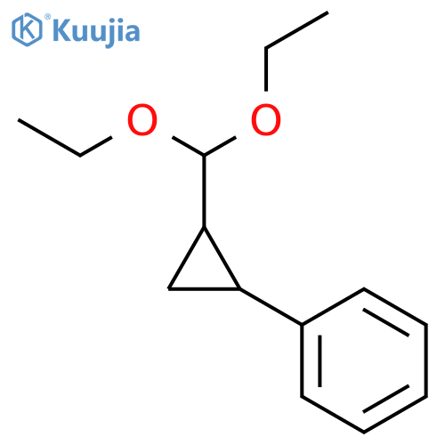 (2-Diethoxymethyl-cyclopropyl)-benzene structure
