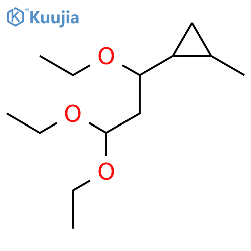 Cyclopropane, 1-methyl-2-(1,3,3-triethoxypropyl)- structure