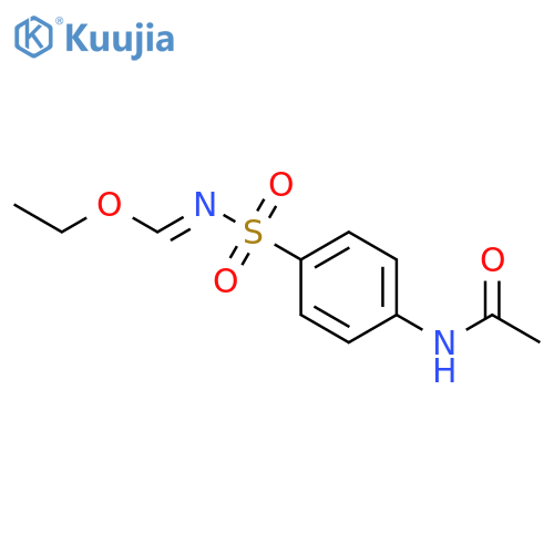 METHANIMIDIC ACID, N-[[4-(ACETYLAMINO)PHENYL]SULFONYL]-, ETHYL ESTER structure