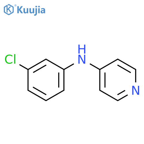 N-(3-chlorophenyl)pyridin-4-amine structure