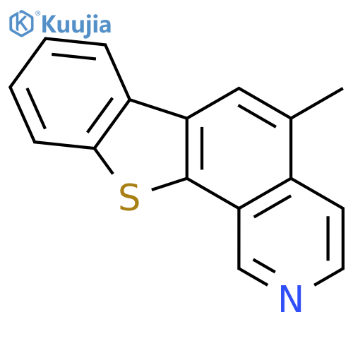 5-methyl-[1]benzothiolo[3,2-h]isoquinoline structure