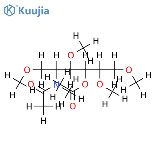 2-(N-Methyl)-acetamido-2-deoxy-4-O-acetyl-1,3,5,6-tetra-O-methylhexitol structure