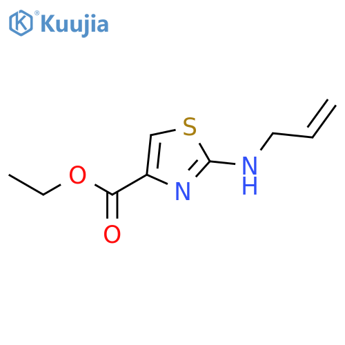 Ethyl 4-(prop-2-enylamino)-3,5-thiazolecarboxylate structure