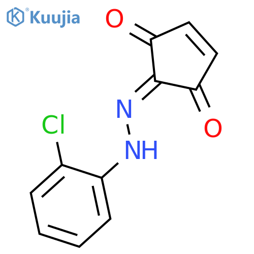 4-CYCLOPENTENE-1,2,3-TRIONE, 2-[(2-CHLOROPHENYL)HYDRAZONE] structure