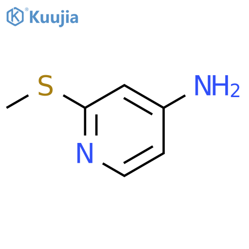 2-(methylsulfanyl)pyridin-4-amine structure