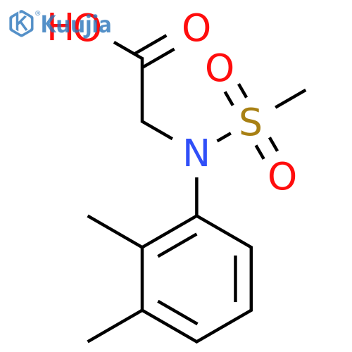 N-(2,3-Dimethylphenyl)-N-(methylsulfonyl)glycine structure