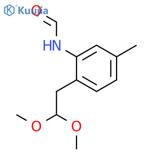 FORMAMIDE, N-[2-(2,2-DIMETHOXYETHYL)-5-METHYLPHENYL]- structure