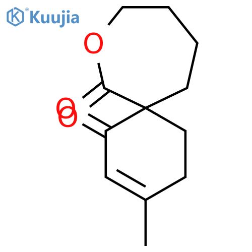 8-Oxaspiro[5.6]dodec-2-ene-1,7-dione, 3-methyl- structure