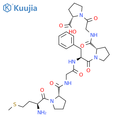 L-PROLINE, L-METHIONYL-L-PROLYLGLYCYL-L-PHENYLALANYL-L-PROLYLGLYCYL- structure