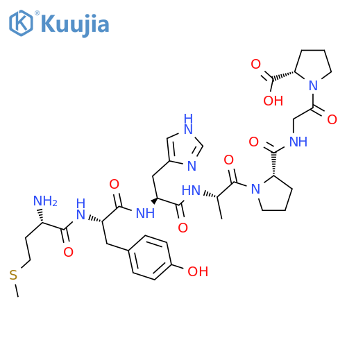 L-PROLINE, L-METHIONYL-L-TYROSYL-L-HISTIDYL-L-ALANYL-L-PROLYLGLYCYL- structure