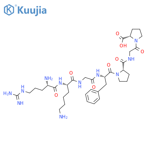 L-PROLINE, L-ARGINYL-L-LYSYLGLYCYL-L-PHENYLALANYL-L-PROLYLGLYCYL- structure