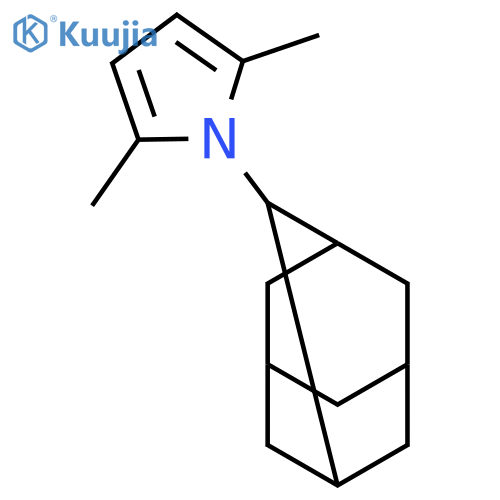 1H-Pyrrole, 2,5-dimethyl-1-tricyclo[3.3.1.13,7]dec-2-yl- structure